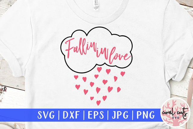 Falling In Love – Love SVG EPS DXF PNG SVG CoralCutsSVG 