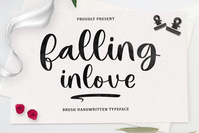 Falling Inlove Script Font Rastype 