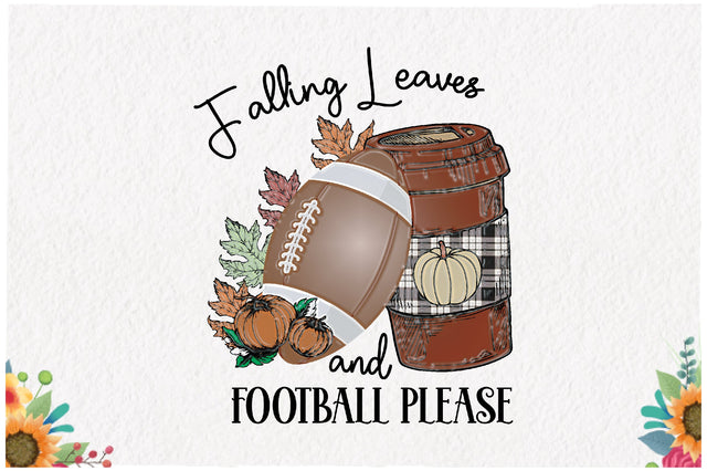 Falling Leaves and Football Please Sublimation Sublimation Jagonath Roy 