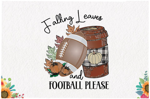Falling Leaves and Football Please Sublimation Sublimation Jagonath Roy 