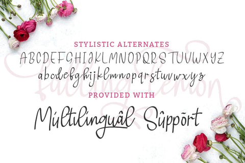 Falling Lemon Font Madatype Studio 