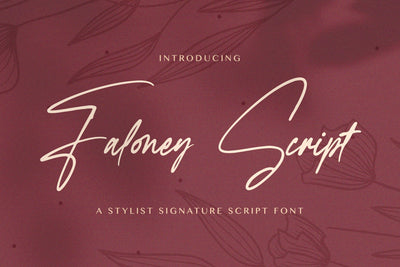 Faloney Script - Handwritten Font Font StringLabs 