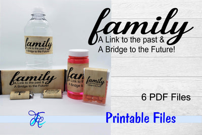 Family A Link to the past A Bridge To the Future!! 3D Paper Family Creations 