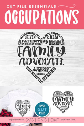 Family Advocate svg for Social Worker SVG SVG Cut File 