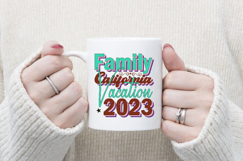 Family California Vacation 2023 Sublimation SVGArt 