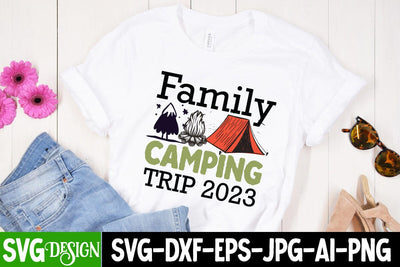 Family Camping Trip 2023SVG Cut File, Family Camping Trip 2023 SVG Desugn, Camping SVG Design, Happy Camping SVG ,Camper SVG Design, Adventure SVG Design SVG BlackCatsMedia 