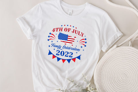 Family Celebration July 4th 2022 SVG, 4th of July SVG, Patriotic Png, Independence Day, Fourth of july Family Shirt, Svg Files for Cricut SVG Fauz 