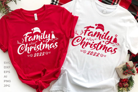 Family christmas matching shirt SVG KMarinaDesign 