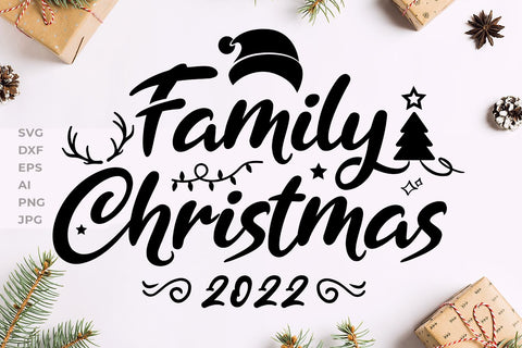 Family christmas matching shirt SVG KMarinaDesign 