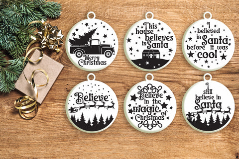 Family Christmas Ornament Svg Bundle. Round Christmas Ornaments Svg. Merry Christmas Svg. Home Quotes, Sayings and Phrases Dxf Eps Png Pdf SVG Mint And Beer Creations 