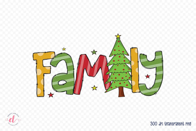 Family - Christmas PNG Sublimation Design Sublimation CraftLabSVG 
