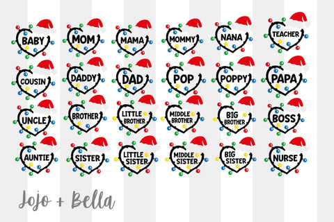 family christmas shirts svg, ugly christmas sweater svg, my favourite color is christmas lights svg, christmas bundle svg, christmas tshirt svg, christmas monogram svg, christmas svg for boys, christmas squad svg, SVG Jojo&Bella 