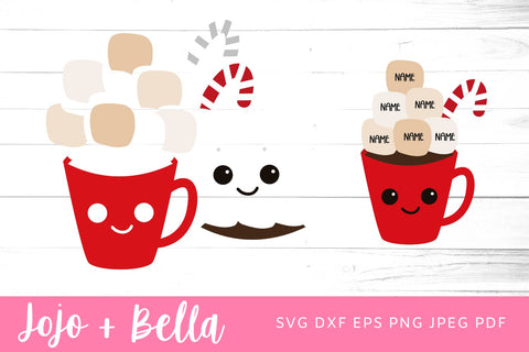 Family Christmas Svg, christmas bundle svg, hot cocoa svg, custom svg, christmas tshirt svg, cute christmas svg, marshmallow svg, family svg, SVG Jojo&Bella 