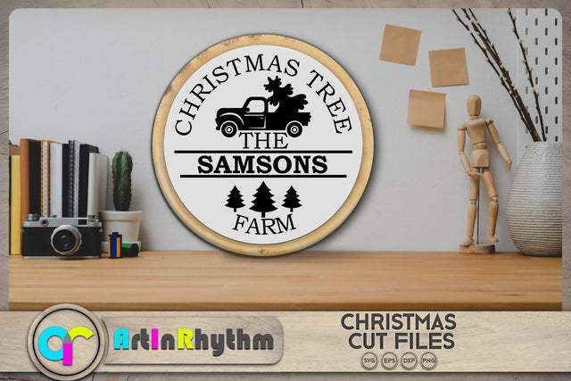 Family Christmas tree farm SVG SVG Artinrhythm shop 