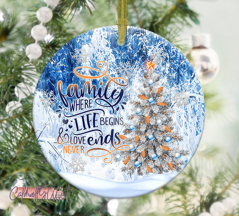 Family Christmas Where Life Begins Ornament PNG, Benelux Christmas Ornament, PNG Instant Download, Xmas Ornament Sublimation Designs Sublimation CaldwellArt 