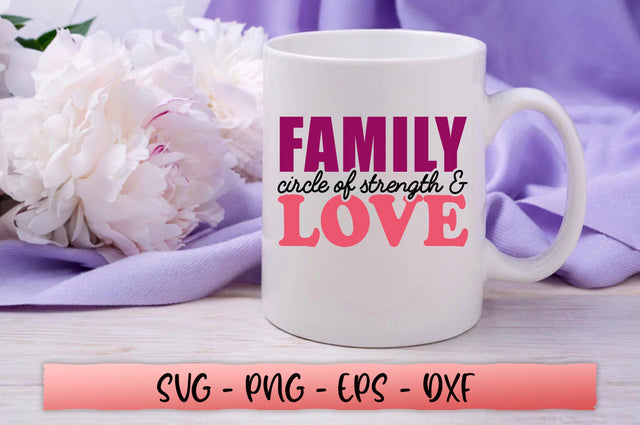Family circle of strength & love SVG SVG Shetara Begum 