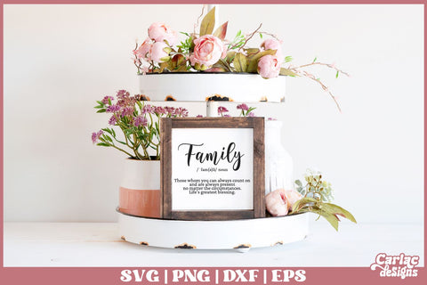 Family Definition SVG | Home Sign SVG SVG Carla C Designs 