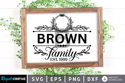 Family est SVG Design SVG Regulrcrative 