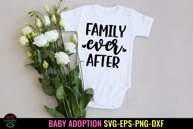 Family Ever After SVG I Adoption SVG I Foster Child SVG SVG Happy Printables Club 
