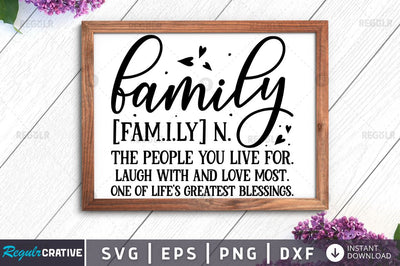Family fam i ly n the people SVG SVG Regulrcrative 