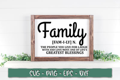 Family fam i ly N the people you live for laugh with and love most one of lifes greatest blessings SVG SVG Shetara Begum 