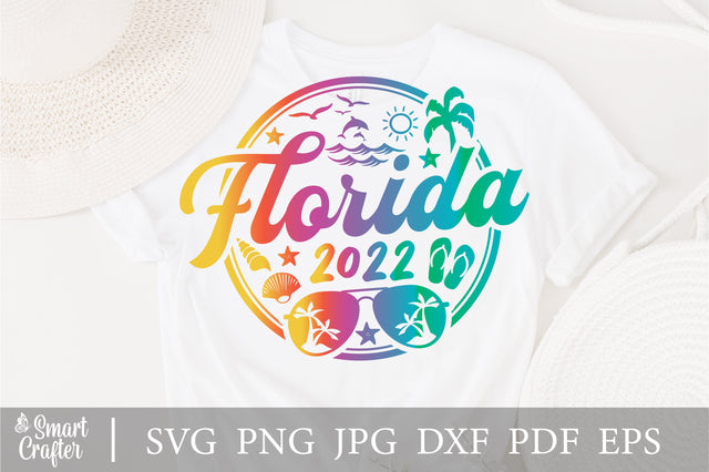 Family Florida Vacations 2022 SVG, Family Vacations 2022 SVG, Summer SVG, Florida Vacations SVG Fauz 