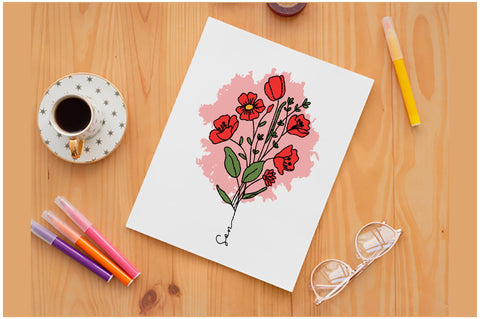 Family Flower Sublimation Bundle SVG Jagonath Roy 