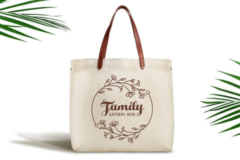 Family gathers here Family SVG Quote cut file Quotes & Sayings SVG Zoya Miller 