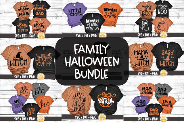 Family Halloween SVG Bundle - Daddy and Me | Mommy and Me SVG Cheese Toast Digitals 