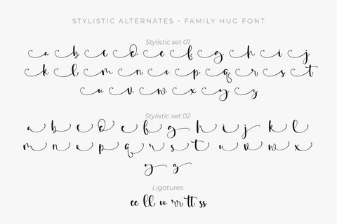 Family Hug Font yumnatype 