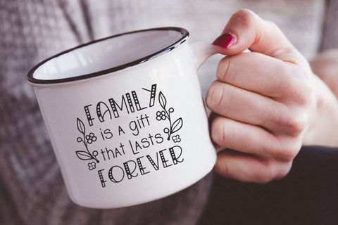 Family is a gift that lasts forever svg Family Quote clipart cut file SVG Zoya Miller 