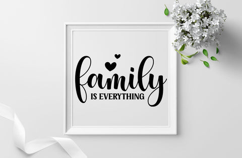 Family is everything, family quotes sign svg SVG MD mominul islam 