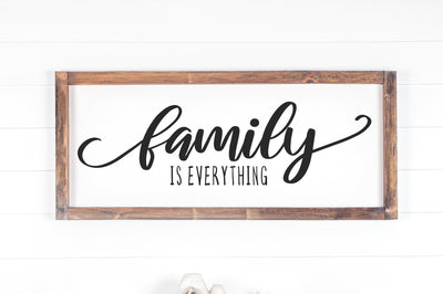 Family Is Everything, Farmhouse Sign SVG SVG futivesvg 