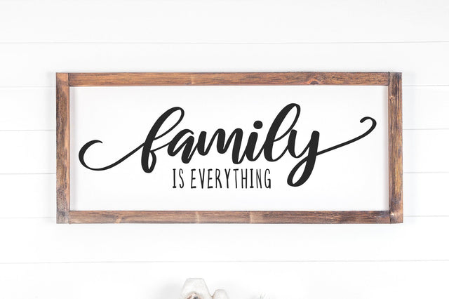Family Is Everything, Farmhouse Sign SVG SVG futivesvg 