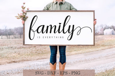 Family is Everything Svg, Family Svg, Home sign svg SVG Chamsae Studio 
