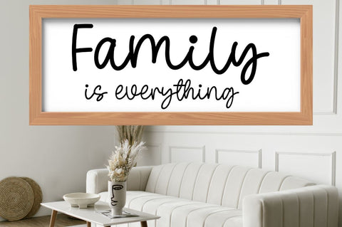 Family is everything SVG SVG DESIGNISTIC 