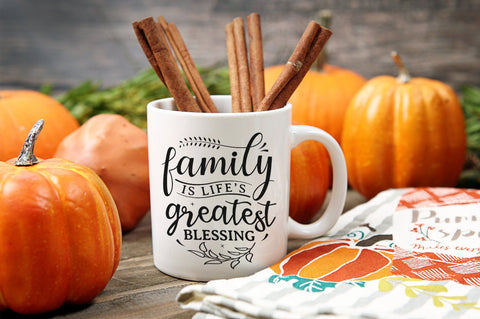 Family Is Life's Greatest Blessing, Thanksgiving SVG Design SVG futivesvg 