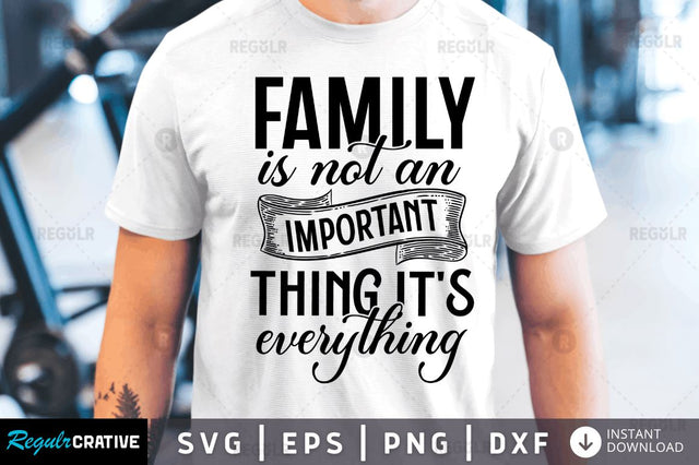 Family is not an important SVG SVG Regulrcrative 