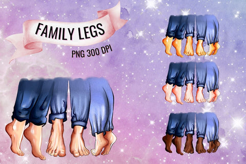 Family Legs Clipart SVG SvgOcean 