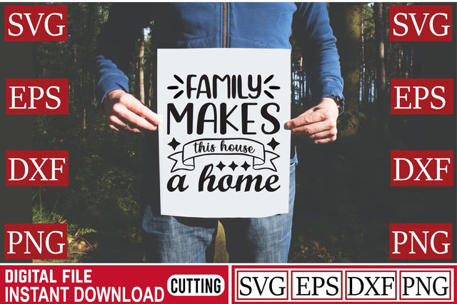 family makes this house a home SVG Craftlabsvg24 