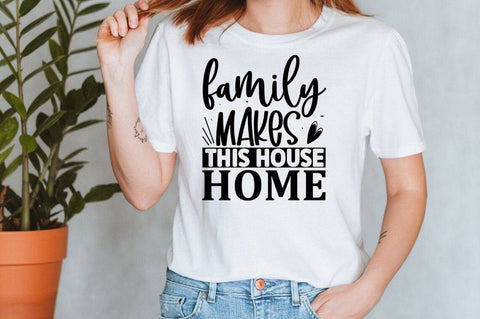 Family makes this house home SVG SVG Regulrcrative 