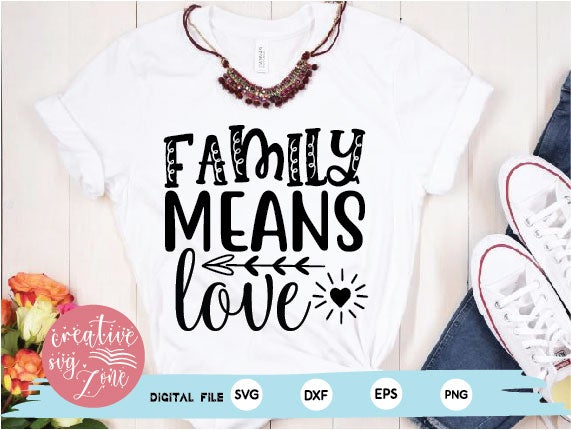 family means love SVG md faruk hossain 