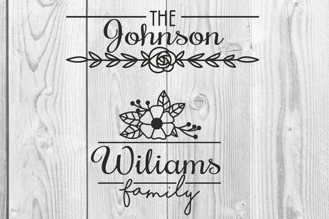 Family Monogram Bundle, 13 Farmhouse Style Monogram Bundle SVG dadan_pm 