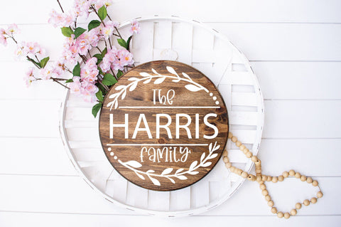 Family Monogram Bundle - 20 Round Sign SVG Files SVG Old Market 