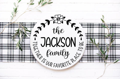 Family Monogram Bundle - 20 Round Sign SVG Files SVG Old Market 