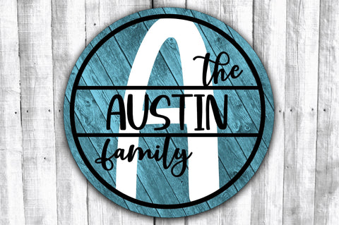 Family Monogram Bundle - 20 Round Sign SVG Files SVG Old Market 