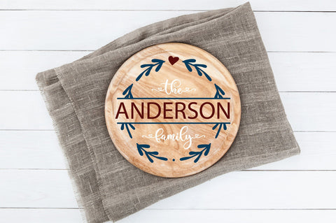 Family Monogram Bundle - 20 Round Sign SVG Files SVG Old Market 