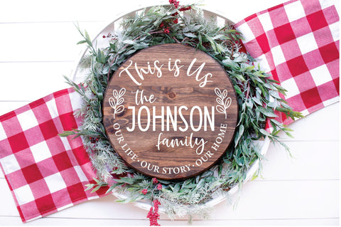 Family Monogram Bundle - 20 Round Sign SVG Files SVG Old Market 