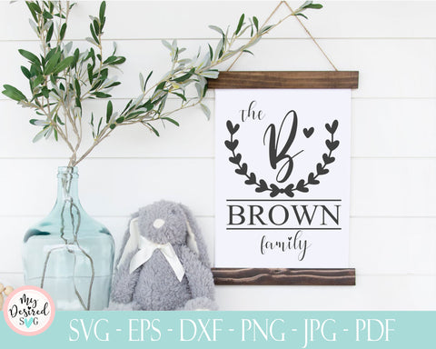 Family monogram Bundle SVG, Farmhouse Family Name, Last Name Sign svg, Split Monogram SVG, Established Sign svg, Cricut 26 individual Svg SVG MyDesiredSVG 
