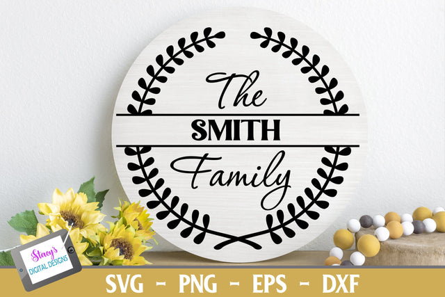 Family Monogram Design | Monogram SVG SVG Stacy's Digital Designs 
